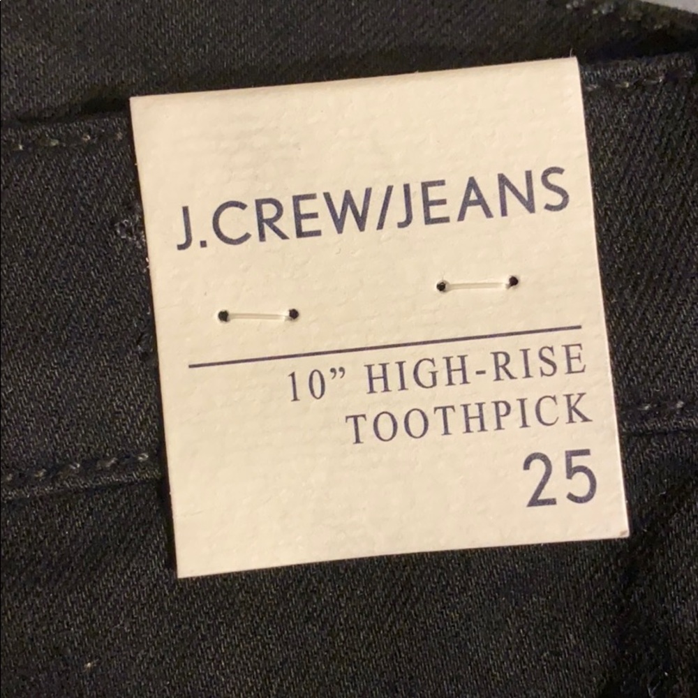 NWT JCrew High Rise Toothpick Skinny Jeans